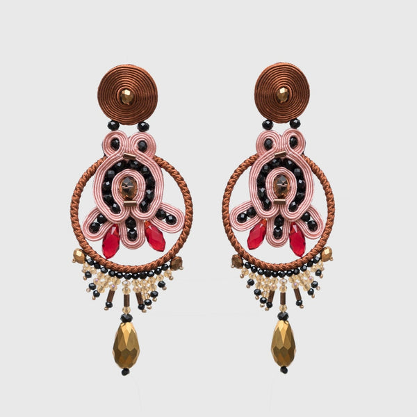 Pendientes Saint-Honoré Fraise